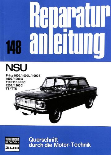 Reparaturanleitungen NSU Prinz beschikbaar voor biedingen