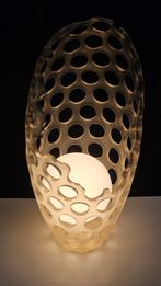 Vintage acryl "Zijlstra B.V." tafel- of vloerlamp., Ophalen of Verzenden, Minder dan 50 cm