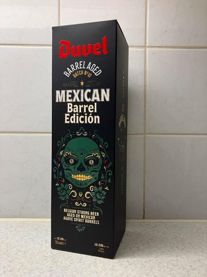 Duvel Barrel Aged Batch 10 Mexican Barrel Edición LEEG, Verzamelen, Biermerken, Flesje(s), Overige merken, Ophalen of Verzenden