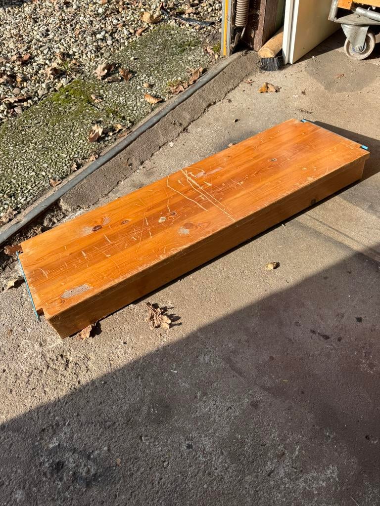 Lundia plint legbord/plank 90x30cm, Doe-het-zelf en Verbouw, Hout en Planken, Minder dan 25 mm, Ophalen of Verzenden, Zo goed als nieuw