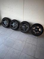 Mini Cooper Velgen met Banden 4x100, Auto-onderdelen, Banden en Velgen, Ophalen, Gebruikt, 16 inch, Banden en Velgen