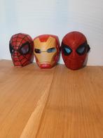 Spiderman en Ironman masker, Kinderen en Baby's, Speelgoed | Actiefiguren, Ophalen of Verzenden, Zo goed als nieuw