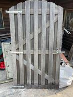Houten Tuindeur - Hardhout, Ophalen, Gebruikt, 100 tot 150 cm, Looppoort