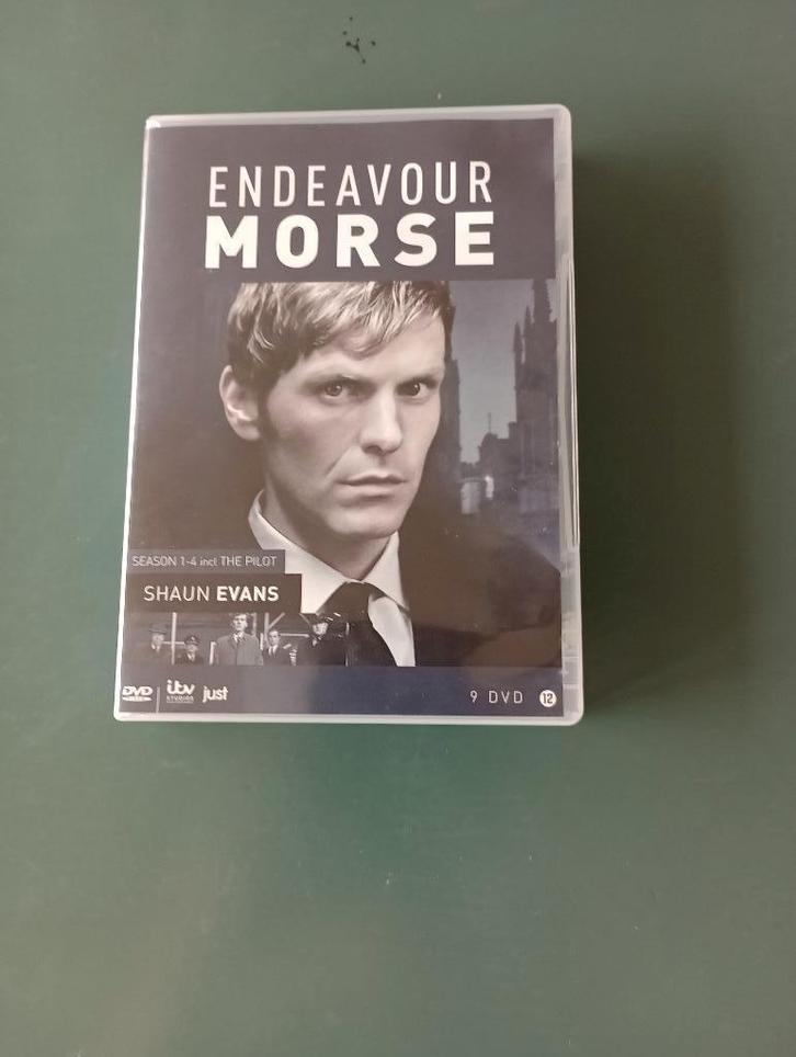 ENDEAVOUR MORSE  Seizoen 1 t/m 4 + de pilot-aflevering, Cd's en Dvd's, Dvd's | Tv en Series, Zo goed als nieuw, Overige genres
