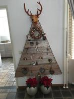 kerstboom van hout (goud/koperkleurige gloed), Diversen, Kerst, Ophalen, Zo goed als nieuw