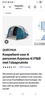 Ruime campeer tent met luchtbedden, Ophalen of Verzenden