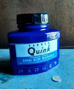 Parker - Etalage inktpot - (quink /  silver crane / deco), Ophalen of Verzenden, Zo goed als nieuw, Vulpen, Parker