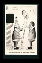 C Hoekstra (CORK) militair humor F01-09, Verzamelen, Ophalen of Verzenden, 1940 tot 1960, Gelopen, Overige thema's
