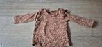 Superlief gebloemd shirtje, maat 50, Kinderen en Baby's, Babykleding | Maat 50, Meisje, Ophalen of Verzenden, Zo goed als nieuw