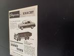 Advertentie van Dinky toys Ford sephyr saloon en Leyland, Verzamelen, Ophalen of Verzenden, Auto's