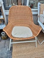 Ikea Fryksas Stoel - Rotan Lounge Stoel, Huis en Inrichting, Stoelen, Ophalen, Gebruikt, Bruin, Scandinavisch