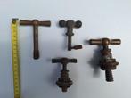 4 Oude Onderdelen Bierbrouwerij Machine, Antiek en Kunst, Ophalen of Verzenden