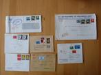 7 enveloppen Nederland, aangetekend, Postzegels en Munten, Brieven en Enveloppen | Nederland, Envelop, Ophalen of Verzenden