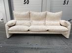 Cassina maralunga 3 zits bank bekleed met goede meubel stof, Nieuw, Stof, Ophalen of Verzenden, Italiaans design