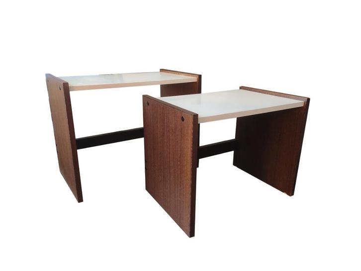 Prachtige wenge vintage Cees Braakman Pastoe bijzettafeltjes, Huis en Inrichting, Woonaccessoires | Overige, Gebruikt, Ophalen of Verzenden