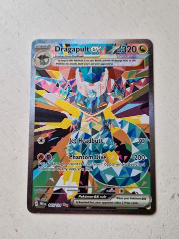 Pokemon kaart Dragapult ex 165 prismatic evolutions beschikbaar voor biedingen