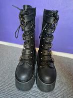 Demonia Damned 225 maat 38, Kleding | Dames, Schoenen, Ophalen, Hoge laarzen, Zwart, Nieuw