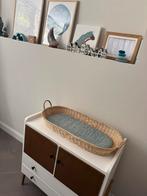 Rieten verschoonmandje, Ophalen, Zo goed als nieuw, Minder dan 50 cm, Minder dan 90 cm