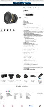 JL Audio 8W7AE 8 inch subwoofer, Hifi-Focus, Aalsmeerderweg 173 1432 CL, Aalsmeer, Nieuw, Ophalen of Verzenden