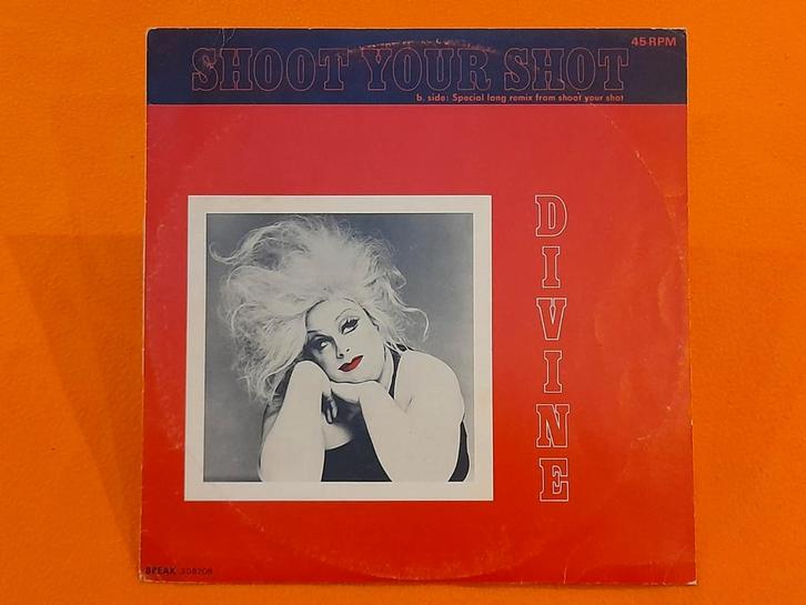 12" Divine - Shoot Your Shot (1982), Cd's en Dvd's, Vinyl Singles, Gebruikt, Maxi-single, Dance, 12 inch, Ophalen of Verzenden