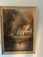 Prachtig schilderij Indonesië, Antiek en Kunst, Ophalen