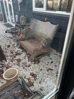 Rieten stoel Rivièra Maison - decoratief, Huis en Inrichting, Fauteuils, Ophalen, Minder dan 50 cm, Gebruikt, Minder dan 75 cm