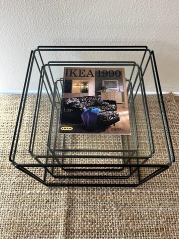 Max Sauze Bijzettafels - Space Age - Isocele Zwart - Retro beschikbaar voor biedingen