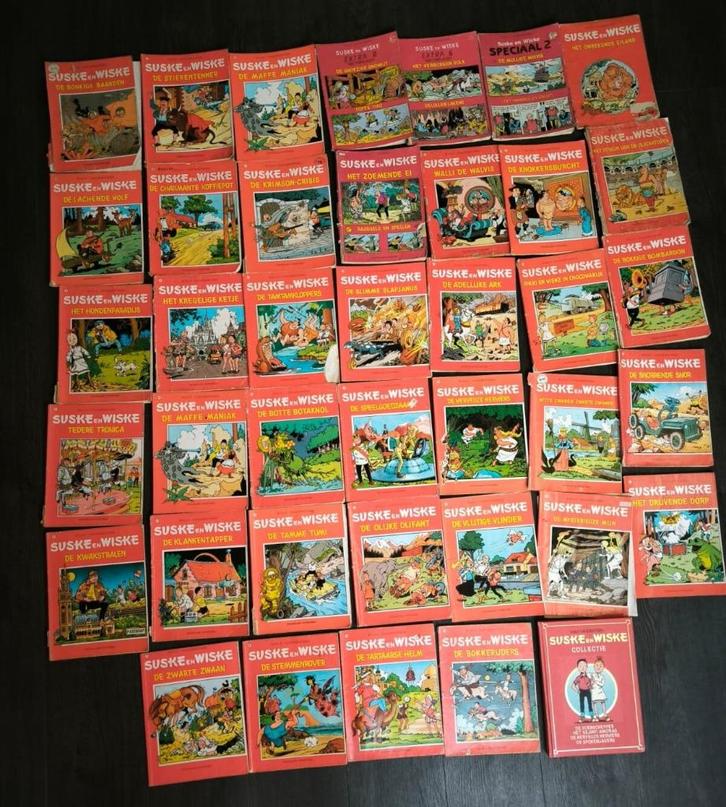 40 x Suske & Wiske album, Boeken, Stripboeken, Gelezen, Meerdere stripboeken, Ophalen of Verzenden