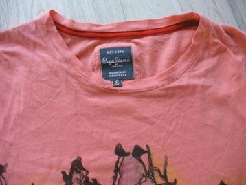 PEPE Jeans t- shirt roze maat S beschikbaar voor biedingen