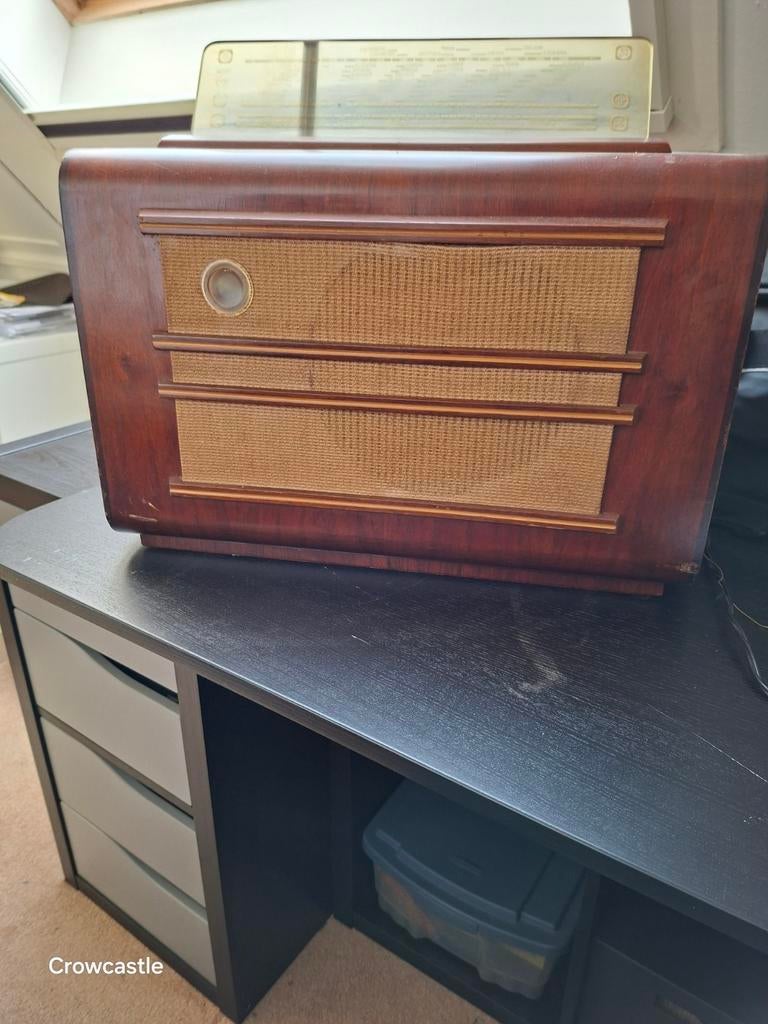 Philips buizenradio - Vintage, Ophalen of Verzenden, Gebruikt, Radio