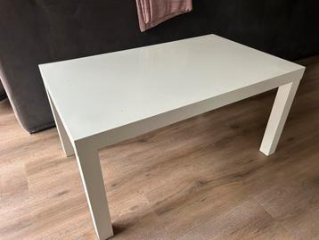 Wit Ikea Lack tafeltje 55x90 cm beschikbaar voor biedingen