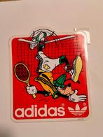 Goofy Disney tennis tennisspeler Adidas reclame sticker, Verzenden, Gebruikt