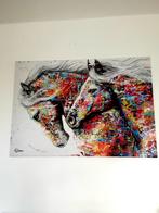 Canvas op Houten Frame 100x70cm / Canvas on Wodden Frame, Antiek en Kunst, Kunst | Schilderijen | Abstract, Ophalen