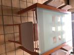 eettafel, Huis en Inrichting, Tafels | Eettafels, Ophalen, Gebruikt, Glas, 50 tot 100 cm