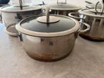WMF Pannenset 4 stuks - Gas, Huis en Inrichting, Keuken | Potten en Pannen, Ophalen, Gebruikt, Rvs, Pannenset