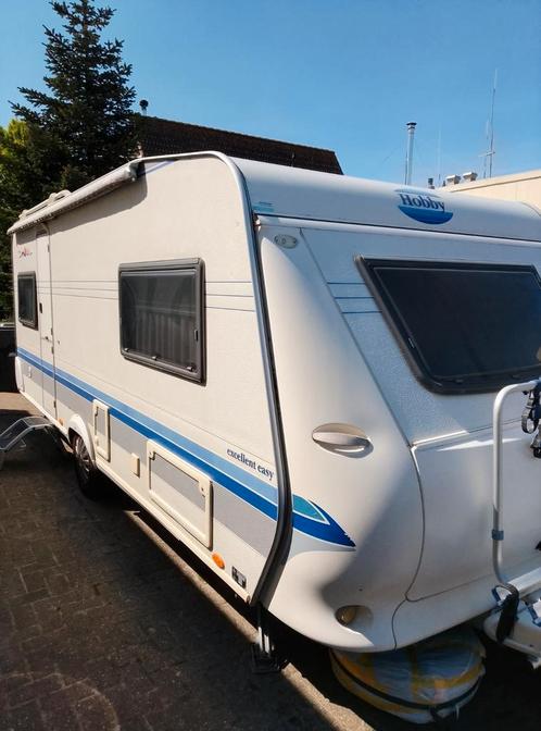 Hobby 540 ul exelent easy, Caravans en Kamperen, Caravans, Particulier, tot en met 4, 1000 - 1250 kg, Rondzit, Hobby, 2 aparte bedden