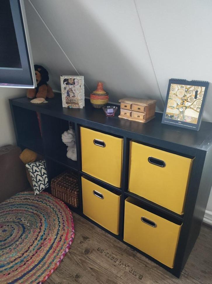 Kallax kast 8 vakken, Huis en Inrichting, Kasten | Ladekasten, Gebruikt, 100 tot 150 cm, 50 tot 100 cm, 25 tot 50 cm, Ophalen