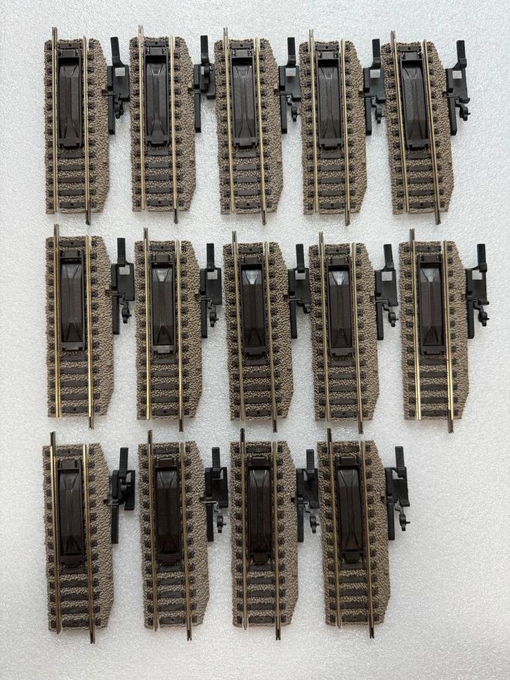 Fleischmann Profi Rails, ontkoppelrails 6114 (14st>14eur), Hobby en Vrije tijd, Modeltreinen | H0, Gebruikt, Rails, Gelijkstroom