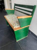 Bankje kind retro, Huis en Inrichting, Ophalen, Gebruikt, Eenpersoons, Minder dan 75 cm