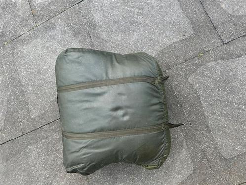 Donsgevoerde militaire slaapzak, Caravans en Kamperen, Slaapzakken, Zo goed als nieuw, Ophalen of Verzenden