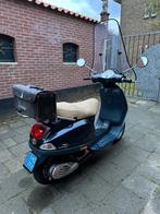 Vespa LX 50 4T (2005) – Donkerblauw, Italiaanse uitvoering, Fietsen en Brommers, Ophalen, Gebruikt, 49 cc, Benzine