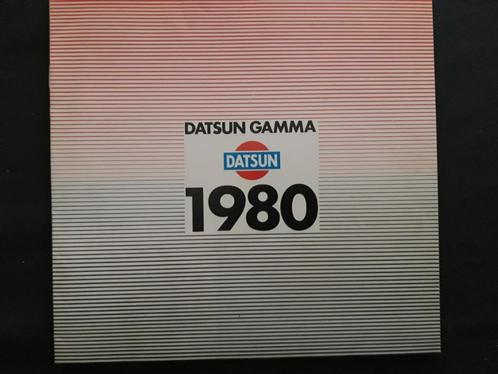 folder Datsun gamma 1980 – Nederlands, Boeken, Auto's | Folders en Tijdschriften, Zo goed als nieuw, Nissan, Ophalen of Verzenden