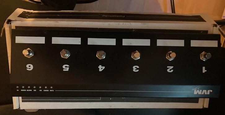 Marshall 6-knops footswitch, Muziek en Instrumenten, Versterkers | Bas en Gitaar, Zo goed als nieuw, Minder dan 50 watt, Ophalen of Verzenden