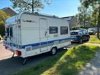Keurige Hobby Excellent Easy 400 met mover!, Caravans en Kamperen, Caravans, Vast bed, Hobby, Kleine zit, 750 - 1000 kg