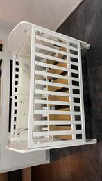 Witte Interbaby ledikant met wieltjes, Ophalen of Verzenden, Zo goed als nieuw