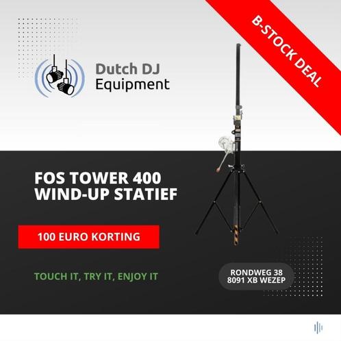 B-stock deal Fos tower 400 wind-up statief, Muziek en Instrumenten, Licht en Laser, Zo goed als nieuw, Ophalen