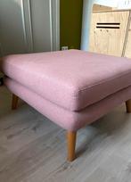 Poederroze hocker van SofaCompany. ZGAN, Ophalen, Zo goed als nieuw, Rechthoekig