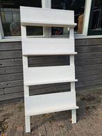 Boekenrek / Tijdschriftenrek - Wit Hout, Ophalen, Gebruikt