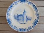 Blauw Delfts bord Regina Kasteel van Horst, Ophalen of Verzenden, Zo goed als nieuw