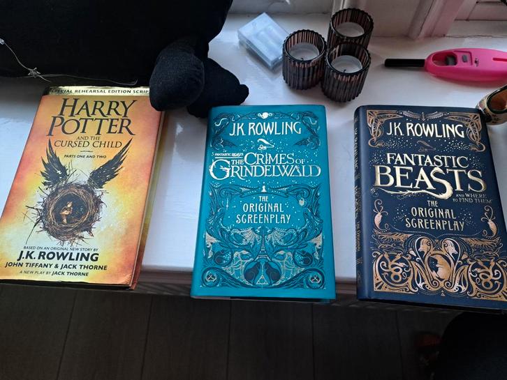 Harry Potter en Fantastic Beasts Boeken Set, Boeken, Fantasy, Zo goed als nieuw, Verzenden